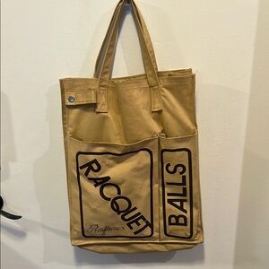 Vintage Racquet Ball Bag